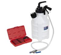 Sealey Pneumatico Trasmissione Olio Riempimento Sistema Kit 10L Con Adattatori