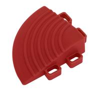 Sealey Polipropilene Pavimento Piastrella Angoli 60 x 60mm Red - Confezione Di 4
