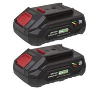 Sealey Potenza Strumento Pacco Batteria 20V 2Ah Kit per SV20 Serie Ioni di Litio
