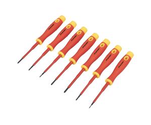 Sealey Precisione Screwdriver Set 7pc VDE Approvato a Incastro & Phillips