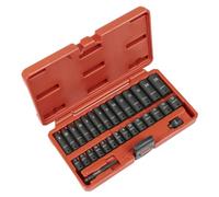 Sealey Premier AK5640M - Set di chiavi a bussola a percussione, 6 cm, 30 pezzi