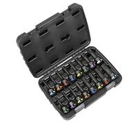 Sealey Premier Hex & TRX-Star* Set di punte a bussola a percussione 1/2" Sq Drive 16 pezzi - AK56005