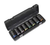 Sealey Premier Metrico Set Bussole Profonde 1.9cmD 8pc 6-Point AK8891M