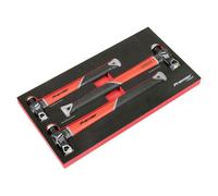 Sealey Premier Punte Sferiche Martello Set Con Fibra Aste 3pc Eva Vassoio AK2033
