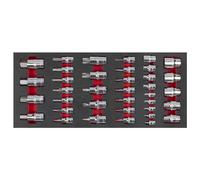 Sealey Presa Punta Set Con Attrezzo Vassoio 37pc Uomo Donna Torx E Esagonale