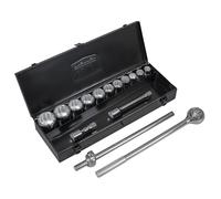 Sealey Presa Set 15pc 1.9cmSq Drive 12 Punto Walldrive Cromato AK2585