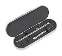 Sealey Pressione Pneumatico & Pieghevole Profondimetro Set 2pc Scala 5-50psi