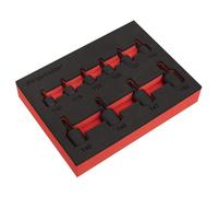 Sealey Profilo Basso Trx-Star Urto Presa Punta Set 0.6cm & 1cm Sq Drive 10pc AK5