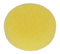 Sealey Disco Pulitrici & Lucidante Schiuma Testa Strap 80 x 25mm Giallo/Grezzo
