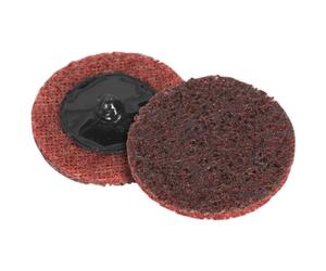 Sealey PTCQC50M Cambiamento Rapido Preparazione Pad Ø50mm Medio Confezione 10