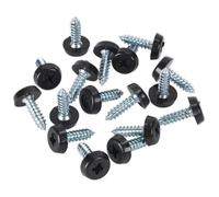 Sealey Targa Vite Plastica Racchiuso Testa 4.8 x 18mm Nero Pacco Di 50 PTNP3