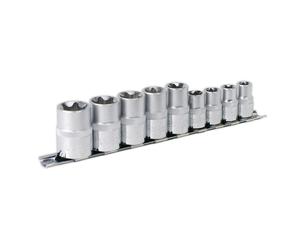 Sealey Punta Torx Presa Set 9pc 1cm & 1.3cmSq Drive E10-E14 & E16-E24 AK617