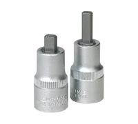 Sealey Puntone Gamba Pry Presa Set 2pc 1.3cmSq Drive 7 x 5mm E 8.2 x 5.5mm SX034