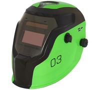 Sealey Auto Oscurante Saldatura Casco - Paralume 9-13 - Verde PWH3