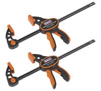 Sealey Veloce Morsetto Barra 300mm - 2pc Set QBC3002
