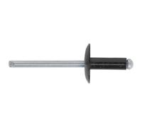 Sealey RAB4814L Alluminio Rivetto Nero Grande Flangia 4.8 x 14mm Pacco Di 200