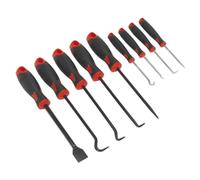Sealey Raschietto Gancio E Scegliere Set 9pc Comfort Grip IN Un Oggetti AK5209