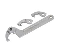 Sealey Regolabile C Chiave - Gancio & Pin Chiave Set 4pc 32-76mm SMC2M