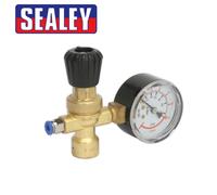 Sealey Regolatore Gas + Indicatore Per Monouso Cilindro CO2/ Argon ( Mig Welder)