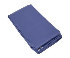 Sealey Resistente PVC Telone Impermeabile 4.88 X 6.10m Blu Alluminio Tenuta