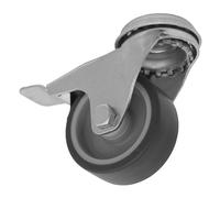 Sealey Resistenza Media Termoplastica Bullone Foro Caster Ruota Con Totale Lock