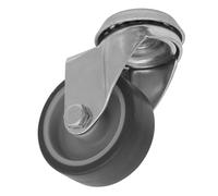 Sealey Resistenza Media Termoplastica Bullone Foro Girevole Castor Ruota 50mm