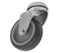 Sealey Resistenza Media Termoplastica Bullone Foro Girevole Castor Ruota 75mm