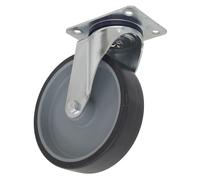 Sealey Resistenza Media Termoplastica Girevole Rotella Ruota 100mm - Trade