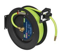 Retrattile Aria Tubo Metallo Bobina 15m Ø10mm Id ad Alta Visibilità Tpr SA841HV