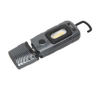 Sealey Ricaricabile 360 Ispezioni Luce 3W Rotondi & 1W SMD LED Carbonio Fibra