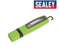 Sealey Ricaricabile 360° Lampada di Ispezione 14 SMD LED + 3W Verde Ioni Litio