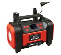 Sealey Ricaricabile Gonfiatore Pneumatico & Alto Volume Aria Pompa 12V 0-120psi