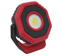 Sealey Ricaricabile Tasca Proiettore Con Magnete 360 7W Pannocchia LED - Rosso