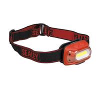 Sealey Ricaricabile Testa Torcia Con Auto-Sensor 8W Rotondi LED Rosso HT08RR