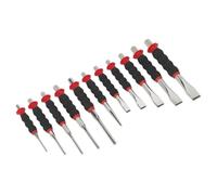 Sealey Rivestito Punzone E Scalpello Set 11pc AK9135