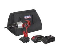 Sealey Rivettatore A Batteria 20V 2Ah Serie SV20 Senza Spazzole CP20VNRKIT1