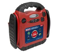 Sealey Roadstart® Avviatore D'Emergenza Con Compressore D'Aria 12V 900 Picco Am