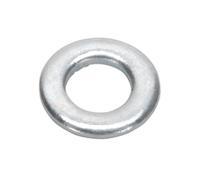 Sealey Rondella Piatta DIN 125 Form A Zinco M5 x 10mm Confezione 100 FWA510