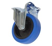 Sealey Rotella Cassetta Attrezzi Ruota Fisso Piastra 125mm Larghezza 40mm Blu