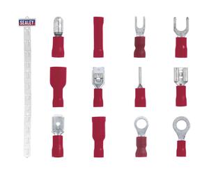 Sealey RTSET Clip Striscia Affare - Rosso Terminali