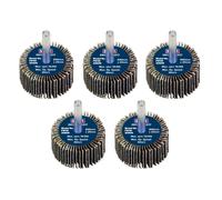 Sealey Ruota A Flap 40 X 20Mm 6Mm Albero Grit Misto - Confezione Da 5 FW4020ASS