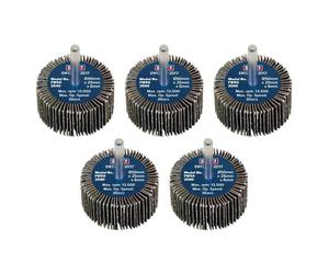 Sealey Ruota A Flap 50 X 25Mm 6Mm Albero Grit Misto - Confezione Da 5 FW5025ASS