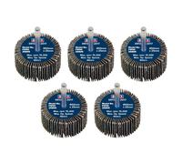 Sealey Ruota A Flap 50 X 25Mm 80Grit 6Mm Albero - Confezione Da 5 FW5025805