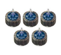 Sealey Ruota A Flap 60 X 30Mm 6Mm Albero Grit Misto - Confezione Da 5 FW6030ASS