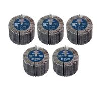 Sealey Ruota Abrasiva A Flap 80 X 40Mm 6Mm Albero Grit Misto 5 Pezzi FW8040ASS