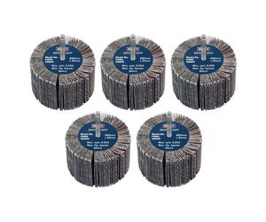 Sealey Ruota Abrasiva A Flap 80 X 40Mm 6Mm Albero Grit Misto 5 Pezzi FW8040ASS