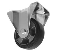 Sealey Ruota Fissa In Gomma Pesante Da 125Mm - Trade SCW5125FPEM