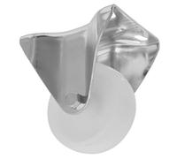 Sealey Resistente Nylon Rotella Ruota Fisso Piastra 80mm - Trade SCW480FPEM