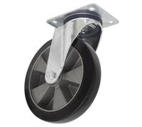 Sealey Resistente Gomma Girevole Rotella Ruota 125mm - Trade SCW5125SPEM