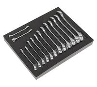 Sealey S01232 - Set di chiavi combinate, 14 pezzi